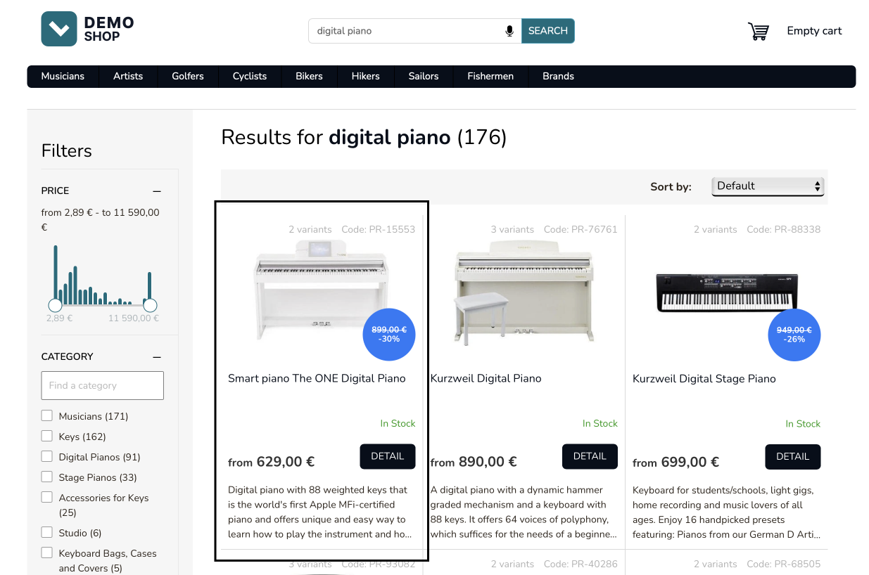 Search no quicksearch